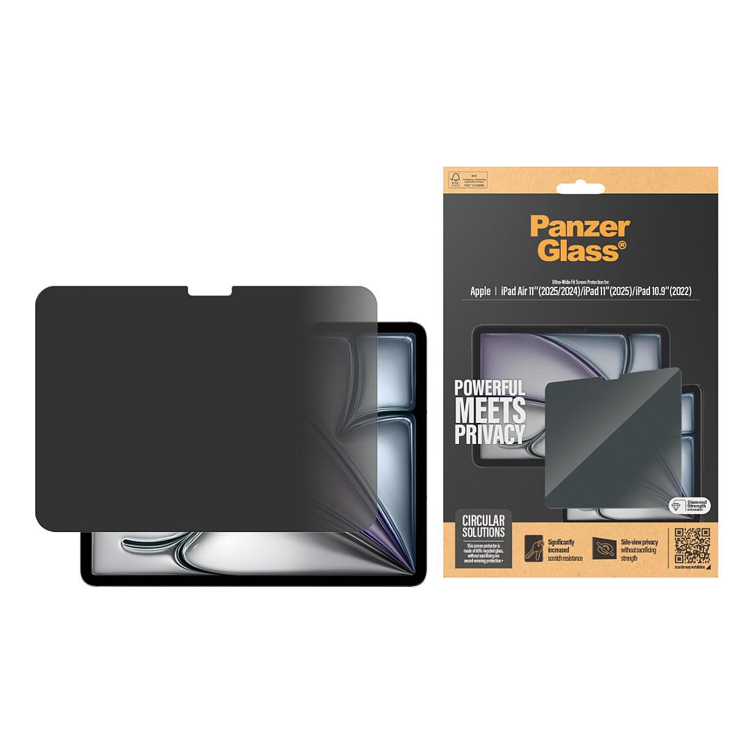Mbrojtës Ekrani PanzerGlass 2-Way Privacy për iPad Air 11" (2024–2025) / iPad 11" (2025) / iPad 10.9" (2022) / Tempered Glass – Transparente - 2