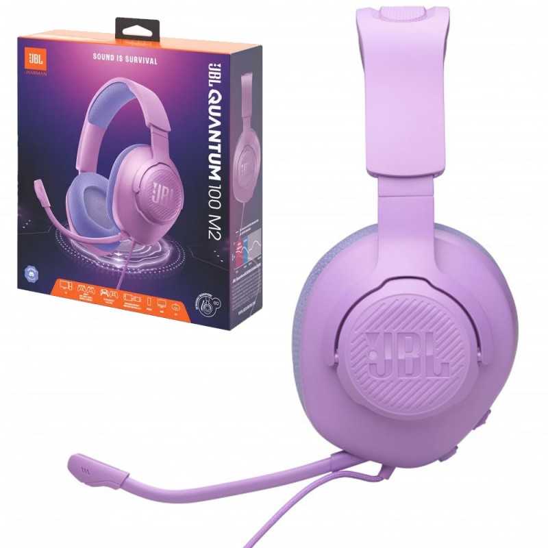 Kufje Gaming me kabllo JBL Quantum 100M2 / 40mm / Over-Ear / Mikrofon / 1.2m - Vjollcë - 2