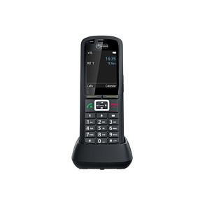 Telefon VoIP Auerswald COMfortel M-730 / 90243 / IP-DECT / IP65 / Ekran TFT 2.4" / Bluetooth / USB Micro / Jack 3.5 mm / Alarm / Deri 13 orë Bisedë – Antracit - 2