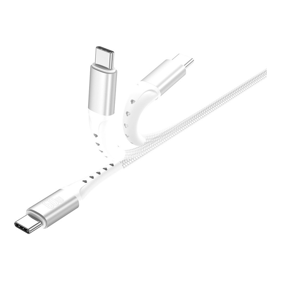 Kabllo USB 4smarts PrimeCord / USB-C në USB-C / 1.5 m / 60W - Bardhë - 5