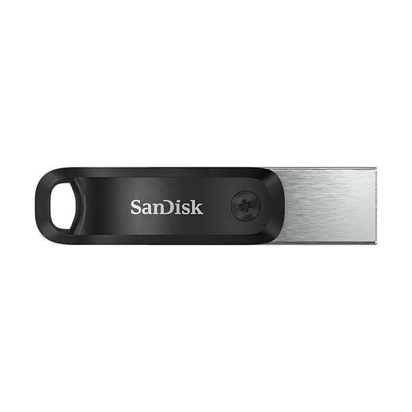 USB Flash Drive SanDisk iXpand Go / 128GB / USB-A + Lightning / USB 3.2 Gen 1 / Password Protection – Zezë/Argjend - 2