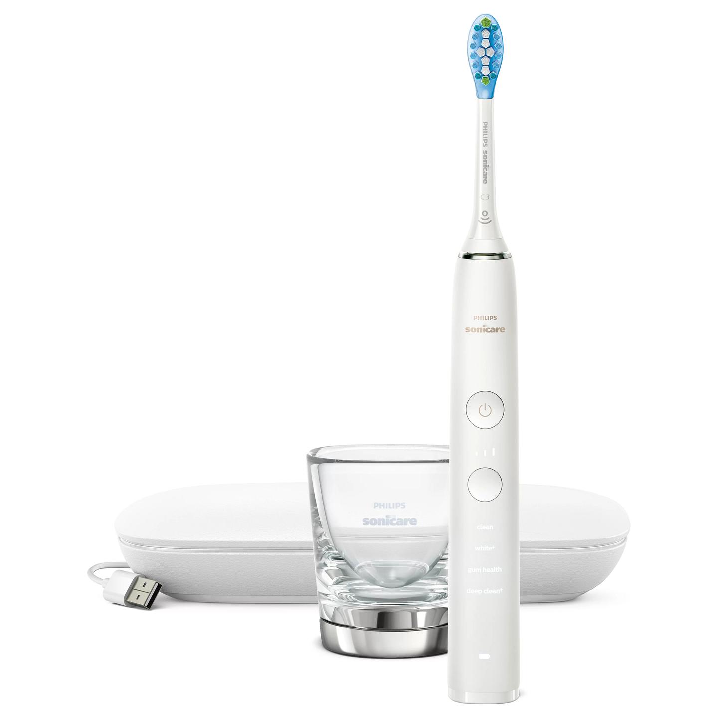 Furçë Dhëmbësh Elektrike Philips Sonicare DiamondClean 9000 HX9911/27 / Sonike / 4 Programe – Bardhë - 3