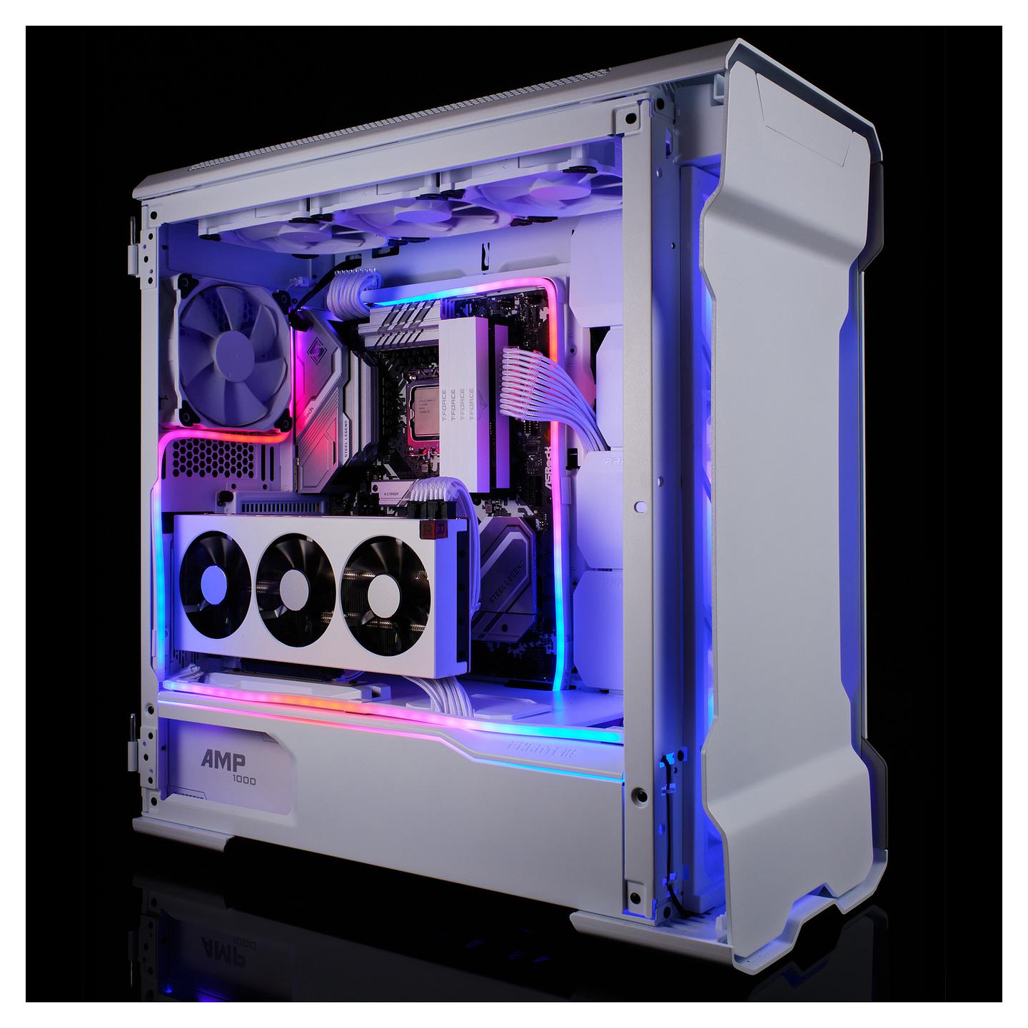 Shirit LED ARGB Phanteks NEON M5, 55cm, 38 LED, 5V - Bardhë - 3