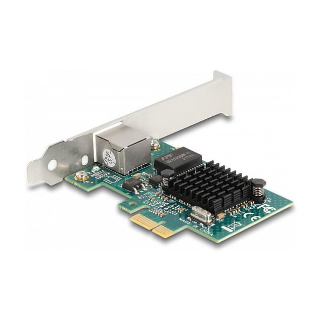 Karta të Rrjetit Delock 88204 / PCIe 1.1 x1 / 1x Gigabit LAN RJ45 / 1000Mbps / Broadcom BCM5721 / Low Profile