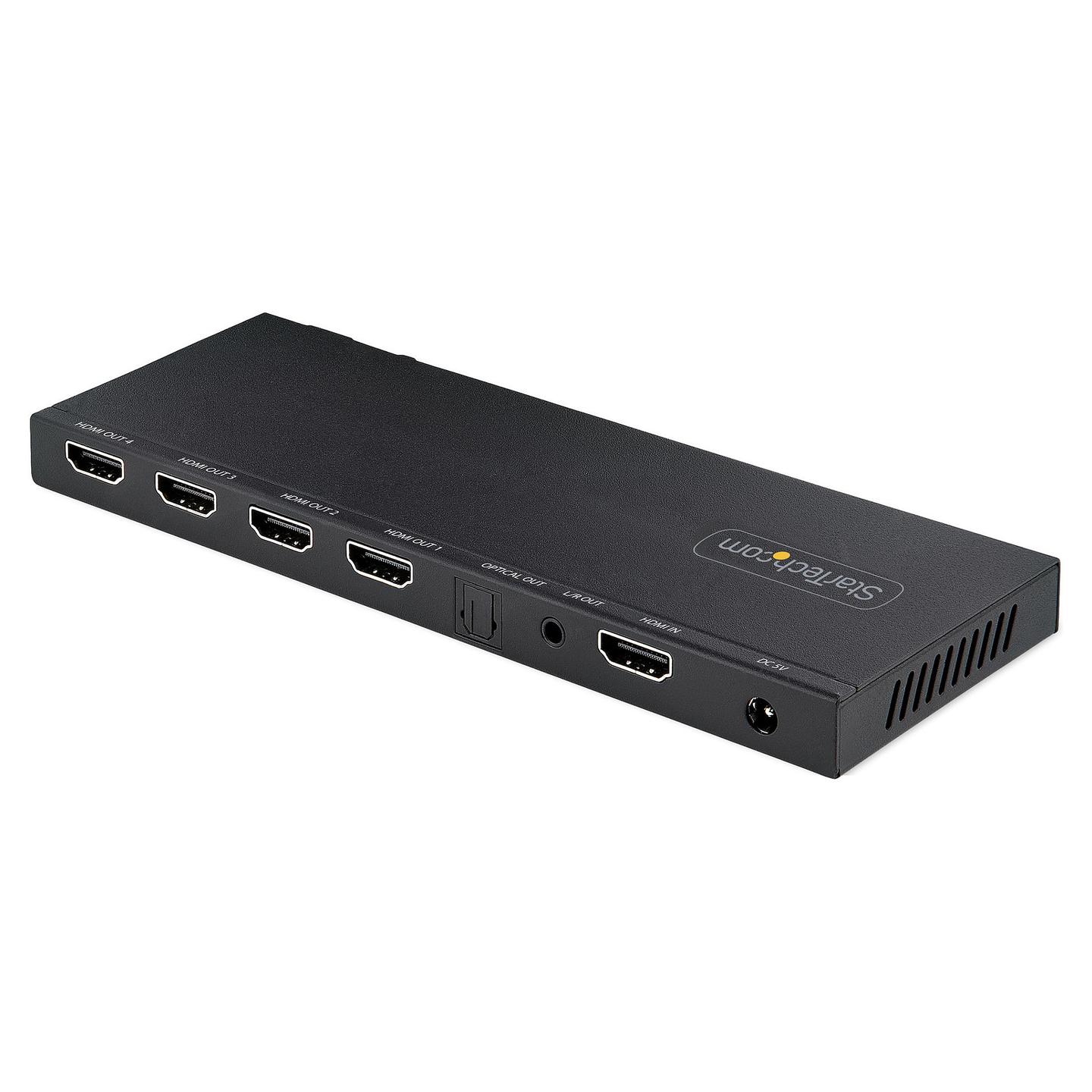 Splitter Video HDMI StarTech.com HDMI-SPLITTER-44K60S, 1 Hyrje, 4 Dalje, 4K 60Hz, HDMI 2.0b – Zezë - 2