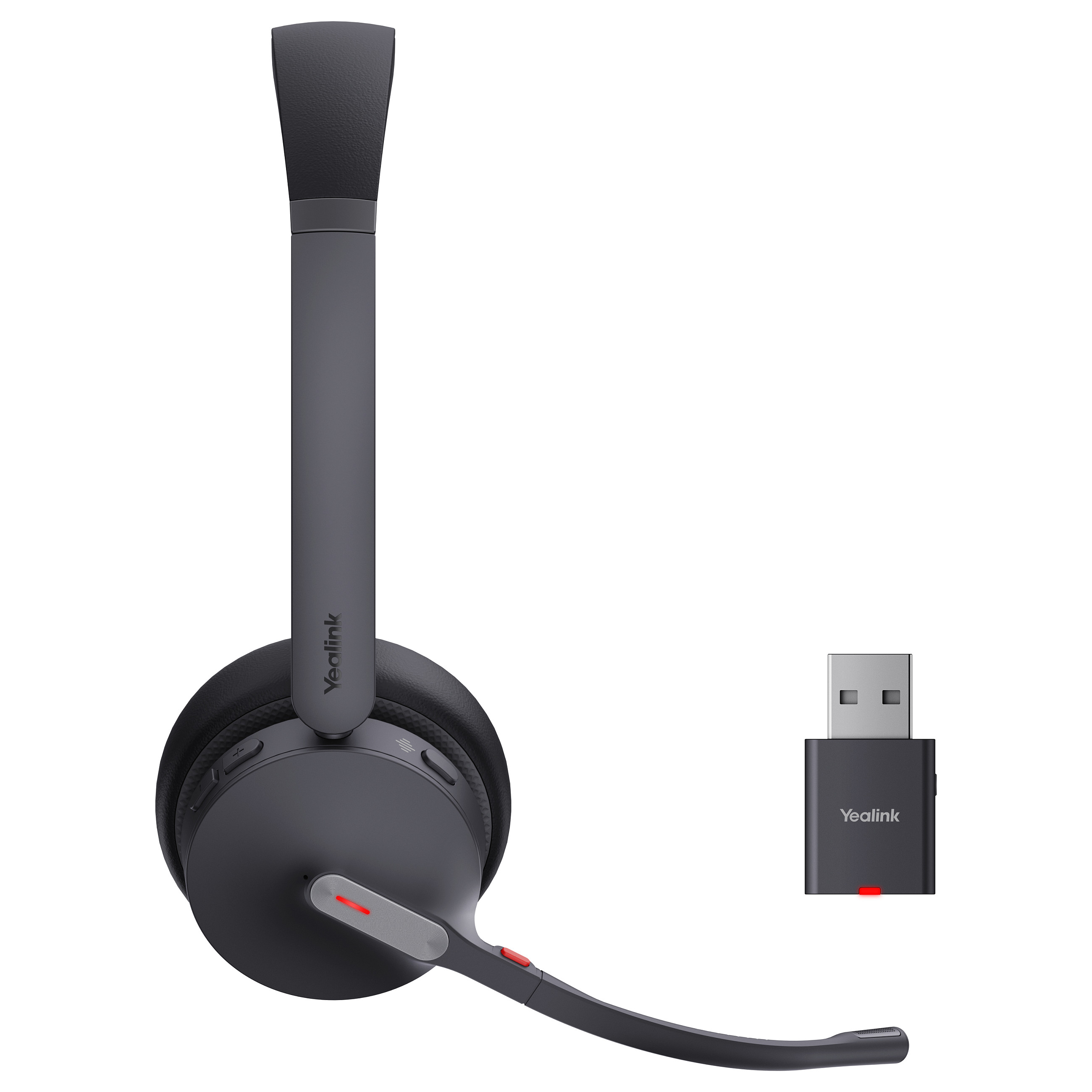 Kufje pa kabllo Yealink WH64 Hybrid Dual Teams / DECT + Bluetooth / Charging Stand - Zezë - 3