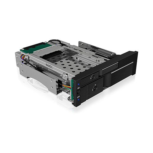 Aksesor për Disqe ICY BOX IB-173SSK / 5.25" / SATA - Zezë - 9