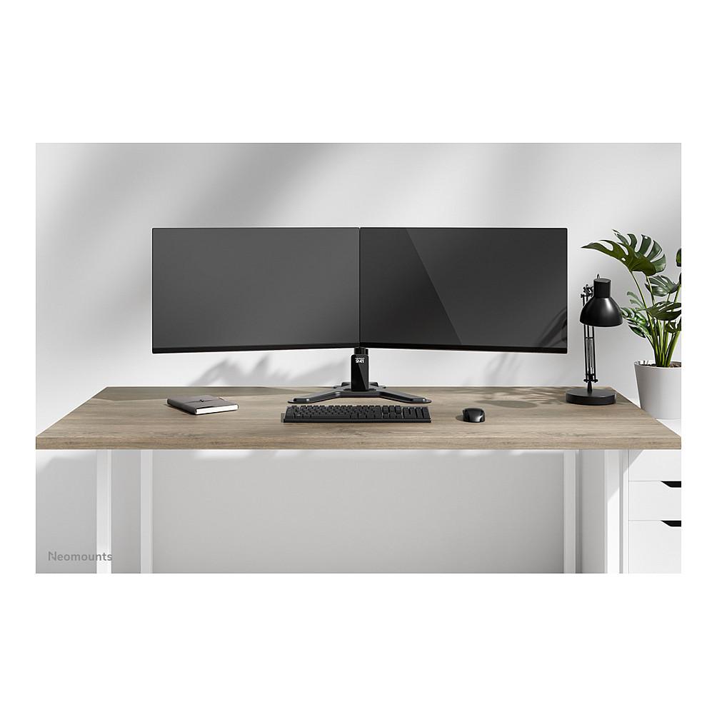 Mbajtëse për Monitor Neomounts, 2 Monitorë, 10"-32", 6kg - Zezë - 13