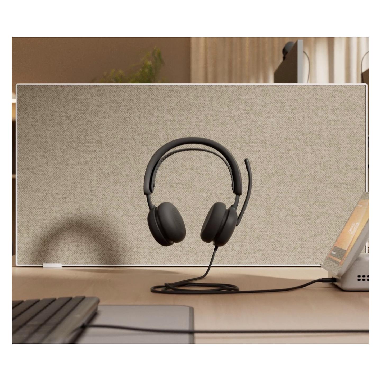 Kufje me kabllo Logitech Zone Wired 2 for Business, 40mm, USB, ANC, Mikrofon, Microsoft Teams - Rozë - 6