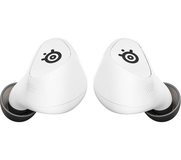 Kufje Gaming pa kabllo SteelSeries Arctis GameBuds PS, 2.4 GHz, Bluetooth 5.3, ANC, Spatial Audio, 10 orë - Bardhë - 2