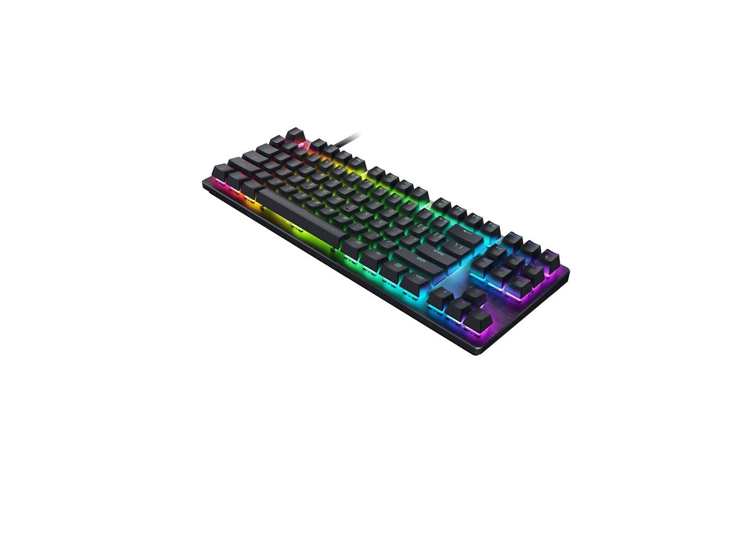 Tastierë gaming Razer Huntsman V3 Pro Tenkeyless 8KHz, optike analoge, 8000Hz, RGB, QWERTZ gjermane - Zezë - 2
