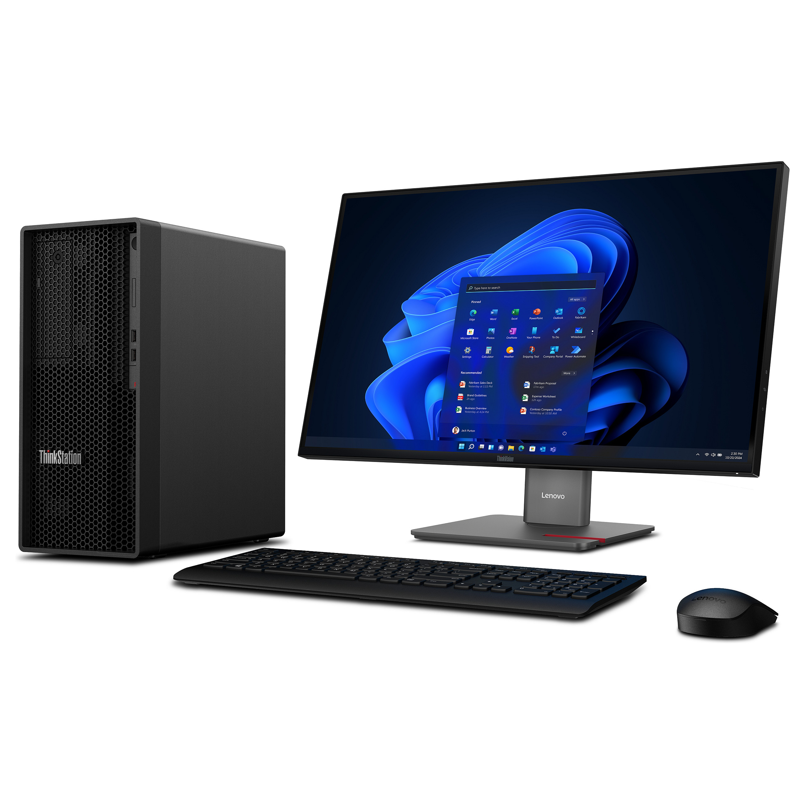 Kompjuter Lenovo ThinkStation P2 Tower Gen 2 / Ultra 7 265 / 32GB DDR5 / 1TB / Intel Graphics - Zezë - 9