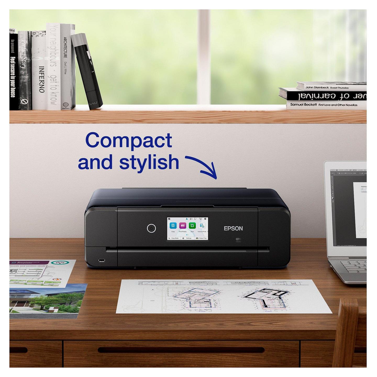 Printer Multifunksional Epson Expression Photo XP-980, A4, A3 për printim, Inkjet, Wi-Fi, Printim, Skanim, Kopjim - Zezë - 5