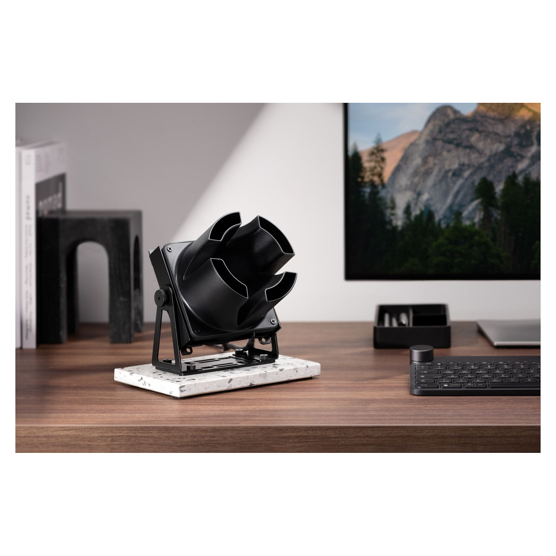 Ftohës për Kasë Noctua NV-FS1 / 120mm / NF-A12x25 PWM / Airflow Amplifier / NA-FC1 / Adjustable Mount – Zezë - 4