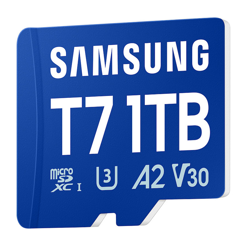 Kartë Memorie Samsung T7 / 1TB / MicroSDXC / UHS-I / U3 / V30 / 170MB/s - 2