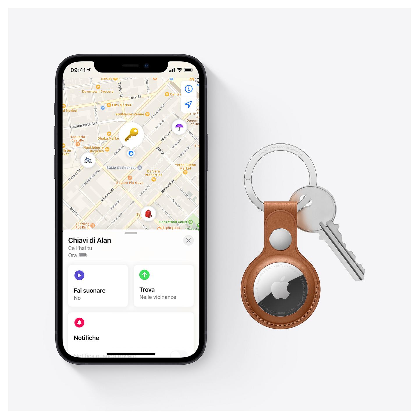 Apple AirTag / 4-Pack - White - 5