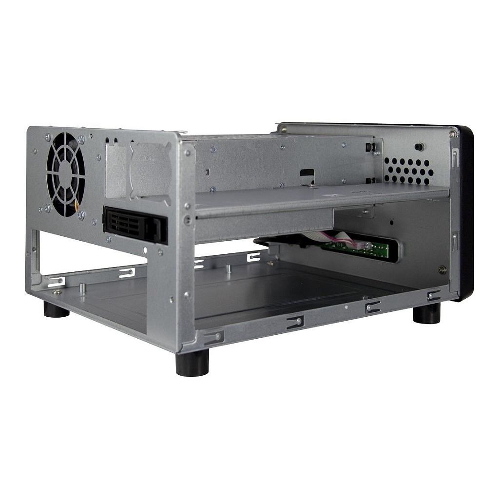 Kasë Inter-Tech SC-2100, Mini-ITX, Mini-Tower, 2x Hot-Swap 2.5"/3.5", 1x Hot-Swap 2.5", USB 3.0, USB 2.0 - Zezë - 5