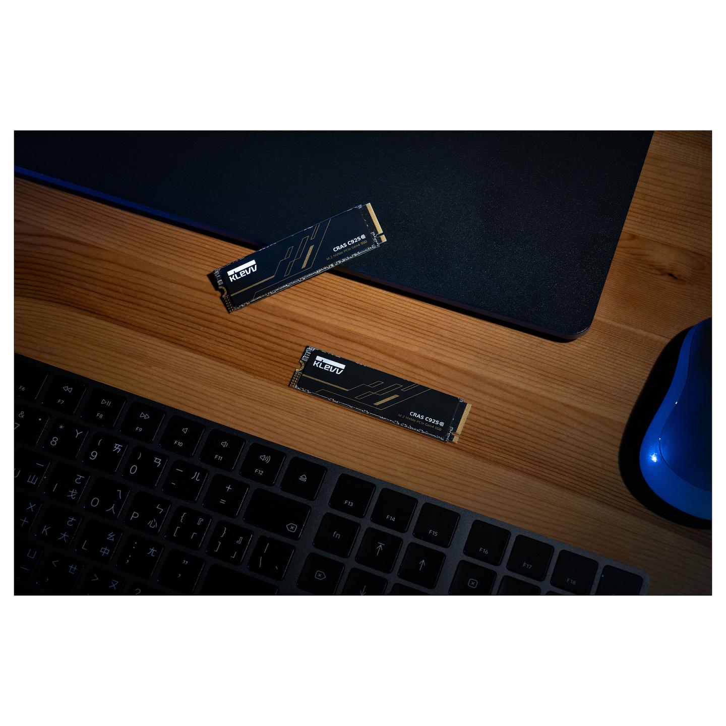 SSD e Brendshme KLEVV CRAS C925G, 2TB, M.2 2280, PCIe 4.0 x4 NVMe, 7400MB/s Read, 6500MB/s Write - 15