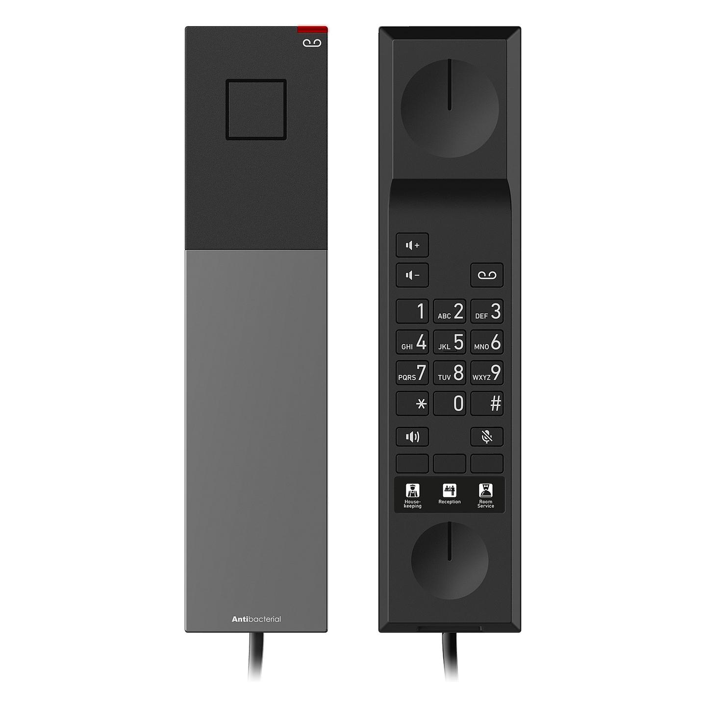 Telefon VoIP Snom HD300, Gigabit Ethernet, PoE, taste të programueshme - Zezë - 3