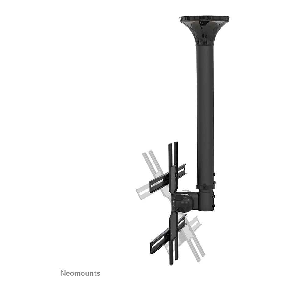 Mbajtëse për TV Neomounts FPMA-C400BLACK / 32"-60" / 35kg / VESA 200x200-600x400 / Full Motion / Tavan - Zezë - 5