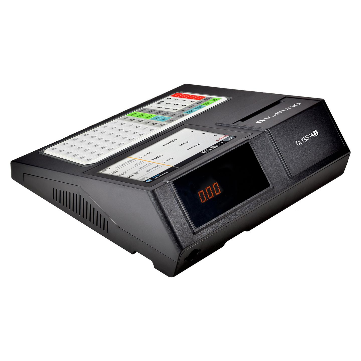AIO (POS) System Olympia K200 Plus, Android 11, 84 taste, 7" Touchscreen, 80mm Printer Termal, 1x LAN + 4x USB-A + Serial + Kassenladen-Port - Zezë - 3