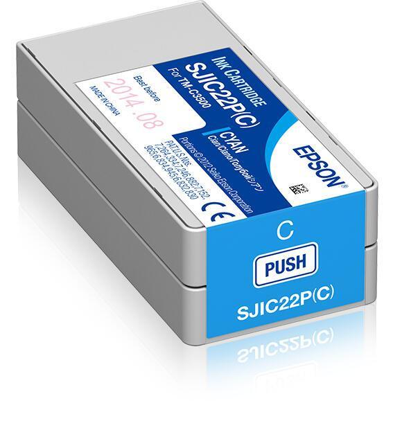 INK Epson SJIC22PC C33S020602 / 32,5 ml – Blu e çelët