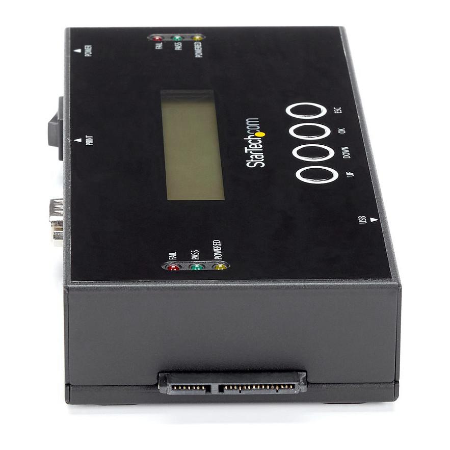 Dublues dhe Fshirës HDD/SSD StarTech.com SATSASDUPE11, SAS/SATA, 2.5″/3.5″, Klonim 1:1, 13GB/min, LCD - Zezë - 3