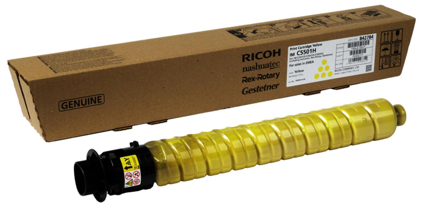 Toner RICOH C 3501 CE / 842784 / 24.000 faqe – Verdhë