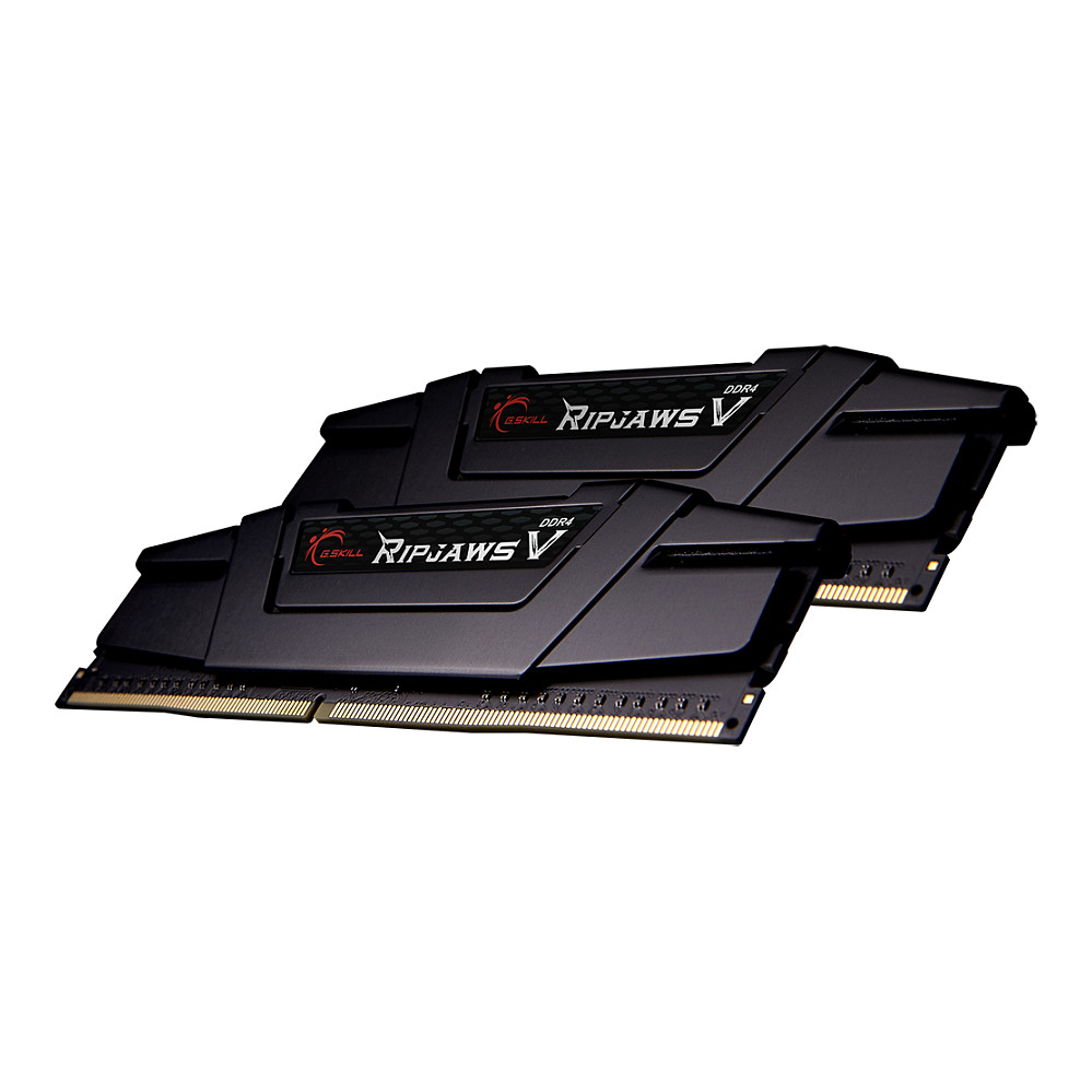 RAM Memorie DDR4 G.SKILL Ripjaws V F4-2666C19D-64GVK / 64GB (2x32GB) / DIMM / 2666MHz / CL19 / 288-pin - Zezë - 2