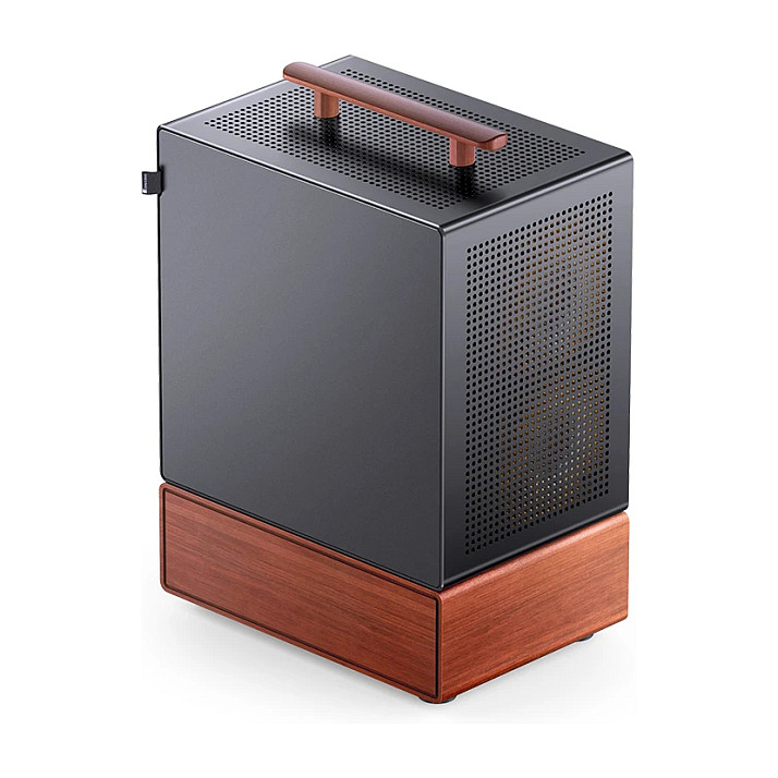 Kasë PC Jonsbo T7 / Midi Tower / Micro-ATX / Tempered Glass - Zezë
