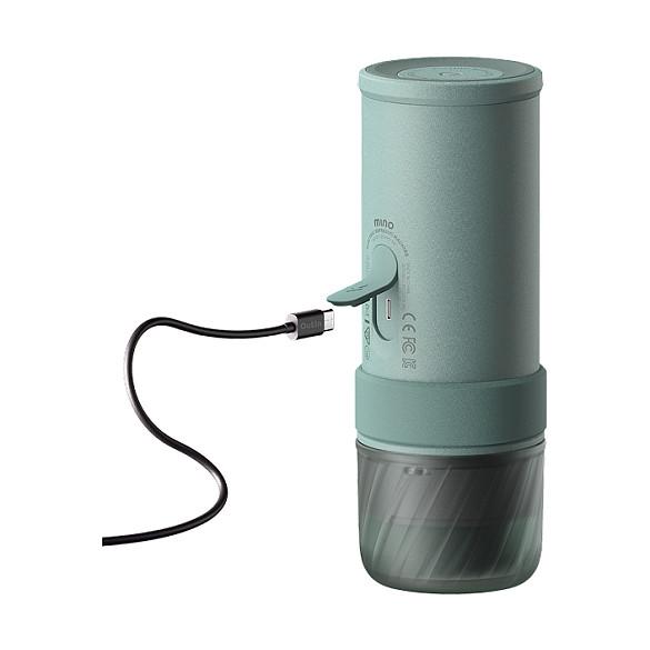 Aparat për Kafe Portativ OutIn Mino OTEM-MO-01-AA-CG, 70 ml, 22 bar, Bateri 9000 mAh, USB-C - Gjelbër/Zezë - 5
