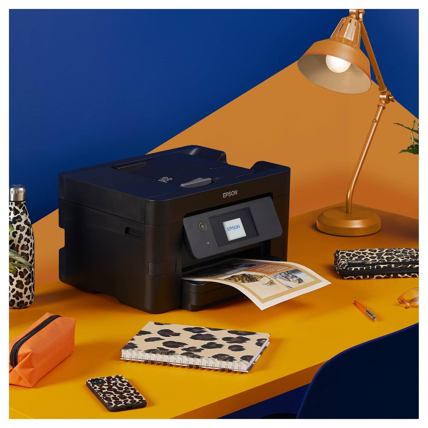Printer Multifunksional Epson WorkForce Pro WF-3820DWF, A4, 4 në 1, Inkjet, Duplex, Wi-Fi, Ethernet, USB - Zezë - 7