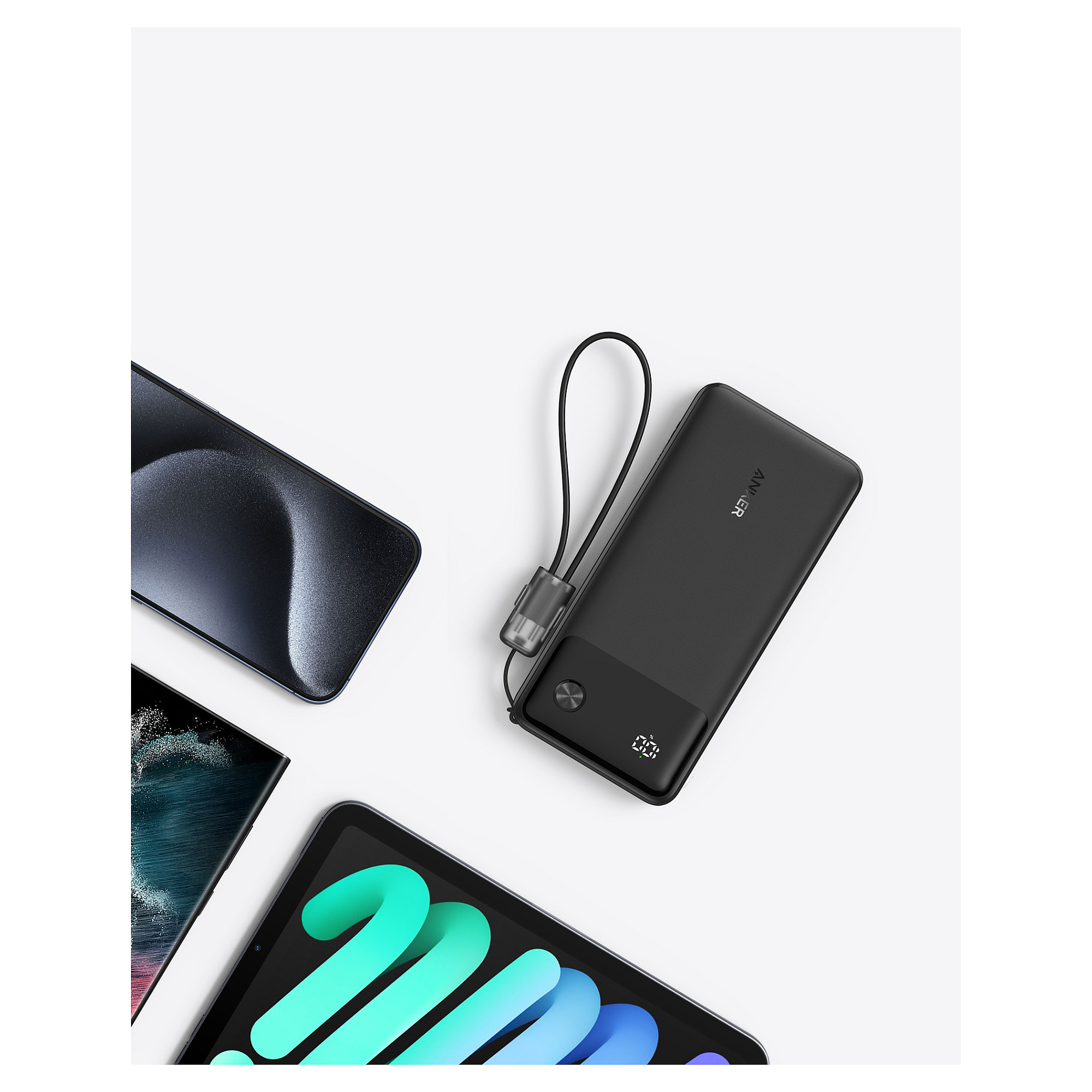 Powerbank Anker A1388G11 / 10000mAh / 22.5W / USB-C+USB-A / Power Delivery - Zezë - 10