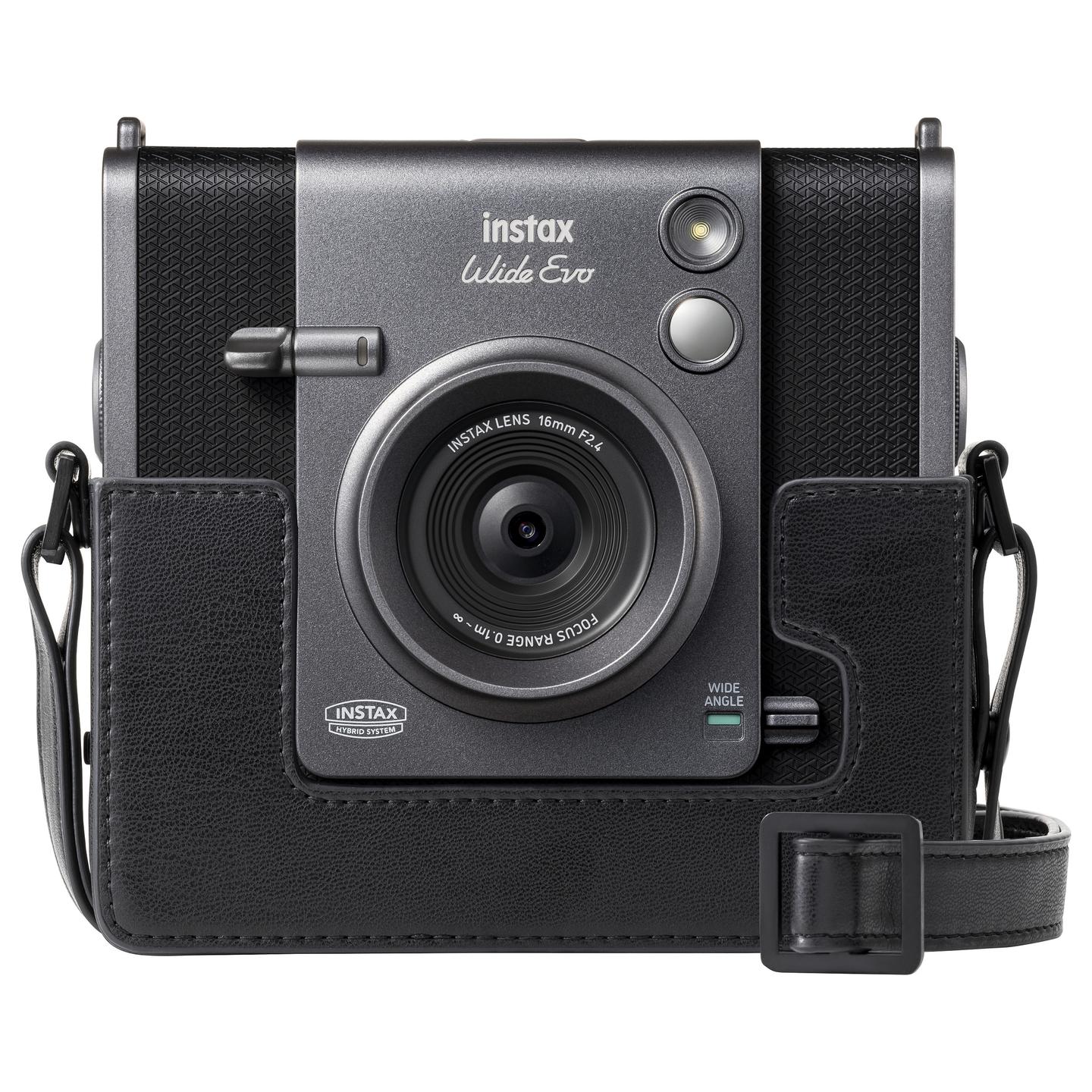 Kamerë Instant Fujifilm instax WIDE Evo / Hybrid / 16MP / LCD 3.5" / Bluetooth 5.1 / 10 Lens Effects / 10 Film Effects - Zezë/Gri - 8
