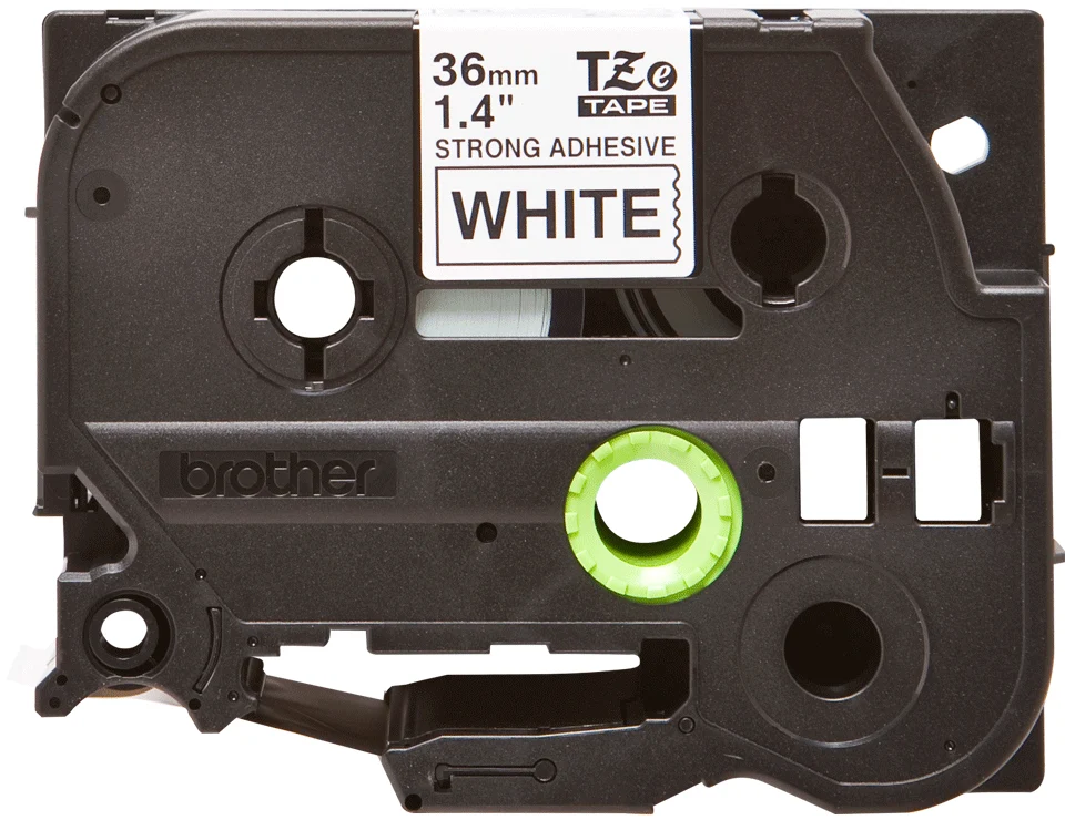 Shirit për Printer 3D Brother Colour Ribbon TZE-S261 / TZES261 - Zezë mbi Bardhë - 2