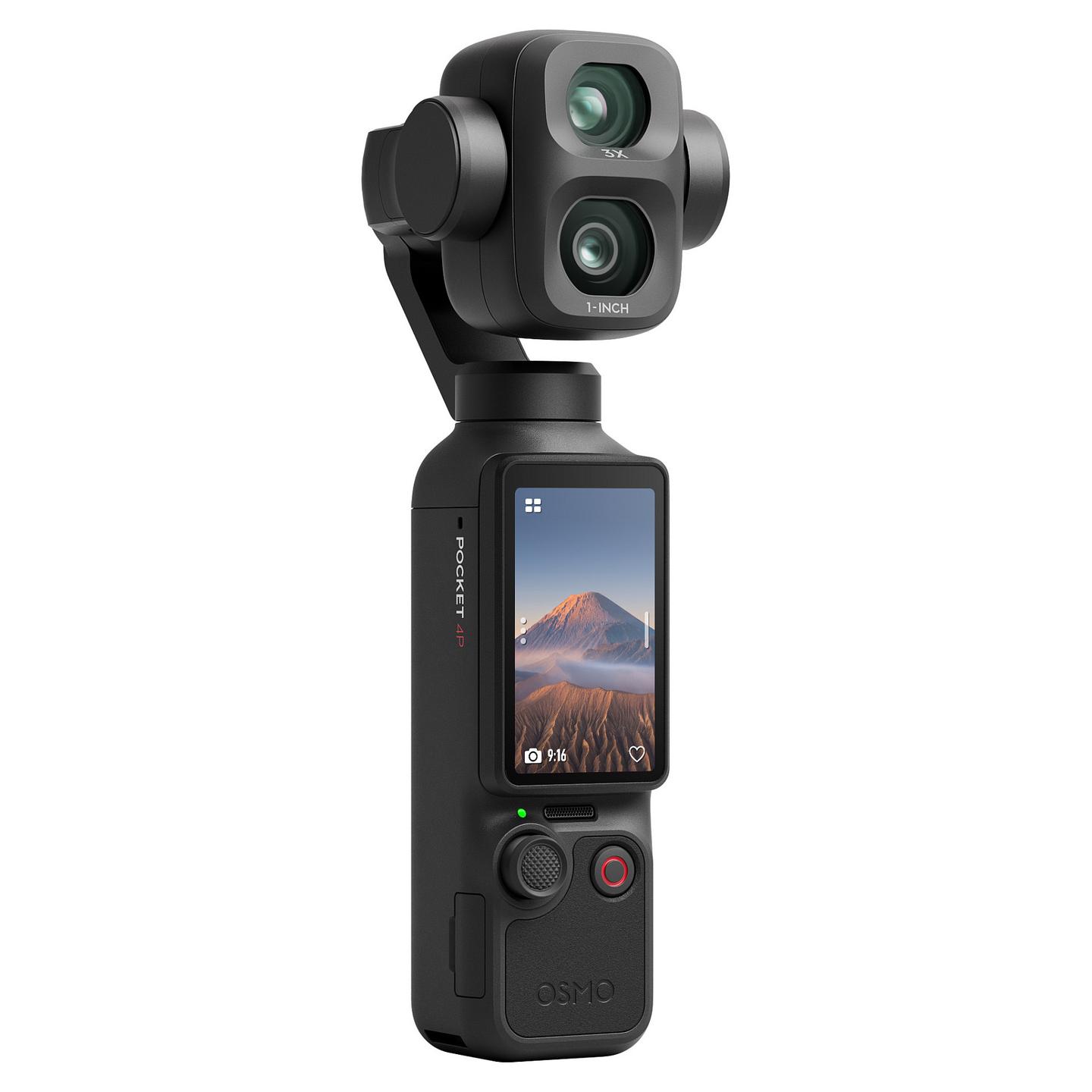 Stabilizues DJI Osmo Pocket 4P Standard Combo, 3-Aksësh, Dual-Lens, 4K, 12x Zoom - Zezë - 4