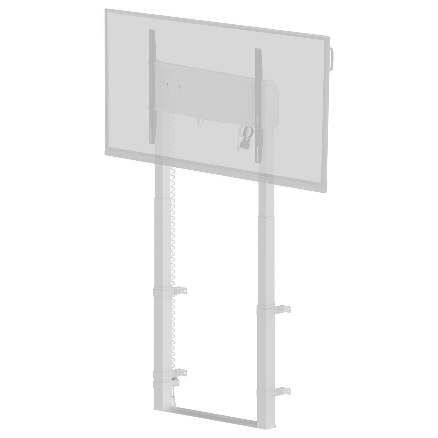 Mbajtëse për Monitor iiyama / 55″–105″ / deri në 120 kg / VESA deri në 800×600 mm / Elektrike - Bardhë - 6