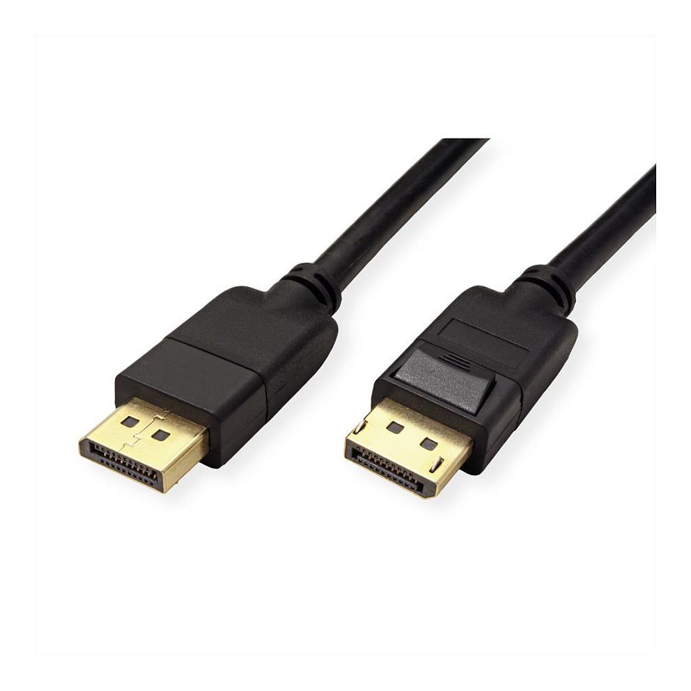 Kabllo DisplayPort ROLINE GREEN 11.44.5813 / DisplayPort 1.4 / 5m / 8K 60Hz - Zezë - 2