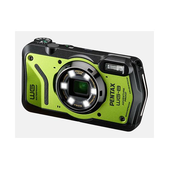 Kamerë digjitale PENTAX WG-8 / 20MP / 5x Optical Zoom / 4K / GPS / Waterproof 20m / Shockproof - Zezë - 2