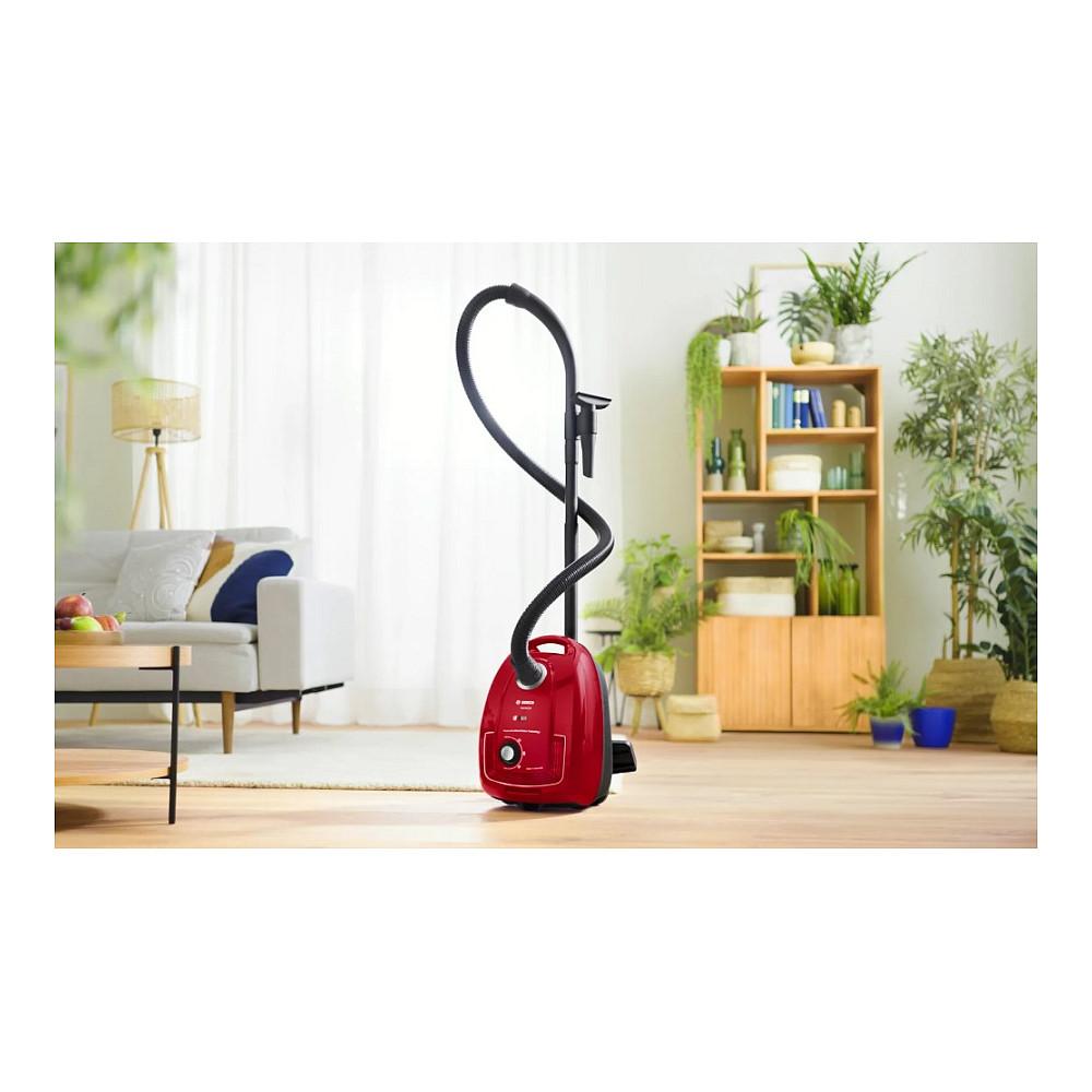 Fshesë me Vakum Bosch Serie 4 BGD38RD1H / 600W / 4L / 10m - Kuqe/Zezë - 7