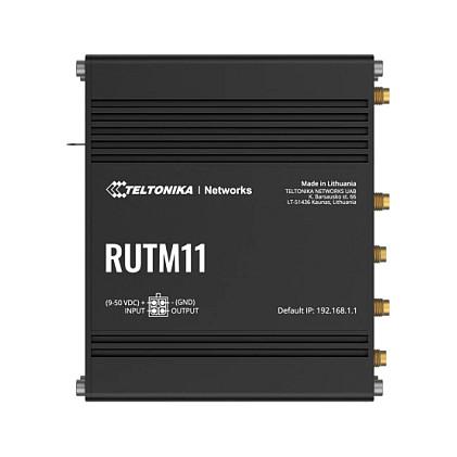 Teltonika, RUTM11, Ruter Industrial, 4G LTE Cat 6, Wi-Fi 5, Dual-Band, 4× Gigabit RJ45, Dual SIM, Mesh, GNSS – Zi