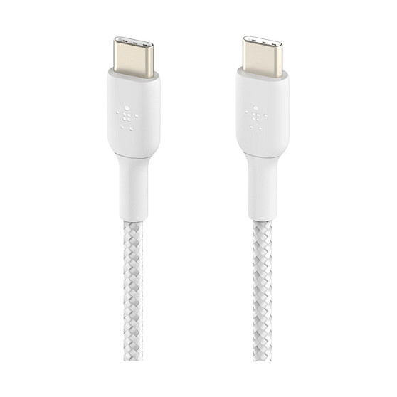 Kabllo USB Belkin BoostCharge CAB004BT2MWH / USB-C në USB-C / 2m / 60W / USB 2.0 - Bardhë