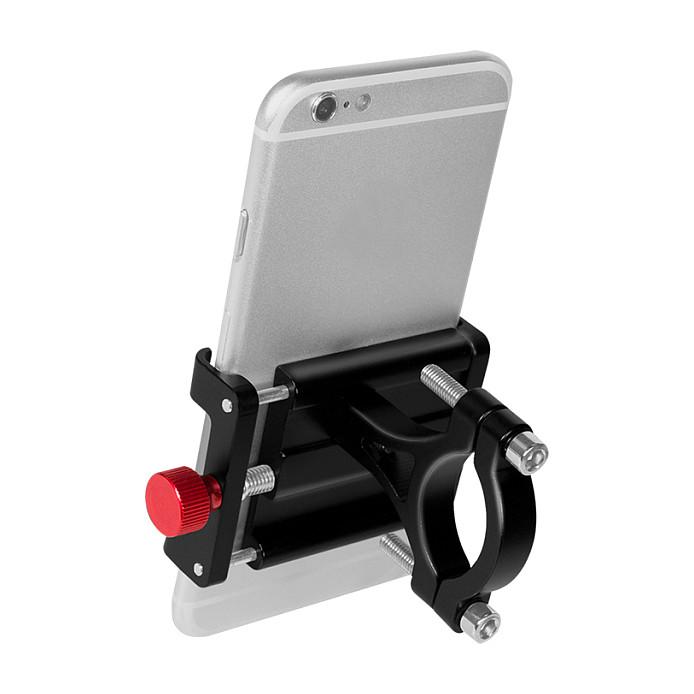 Mbajtëse për Telefon LogiLink AA0146 / 3.5–7" / 55–95mm / 360° / Aluminium - Zezë/Kuqe - 2
