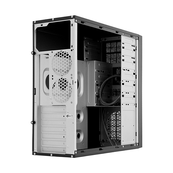 Kasë PC Chieftec HQ-01B-OP / Midi Tower / ATX / Fan 80/120mm / HDD 3.5" - Zezë - 5