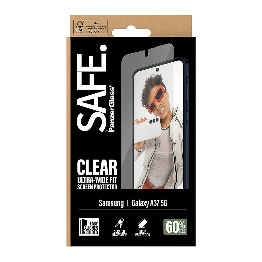 Mbrojtës Ekrani PanzerGlass SA72239 / Samsung Galaxy A37 5G - Transparente - 4