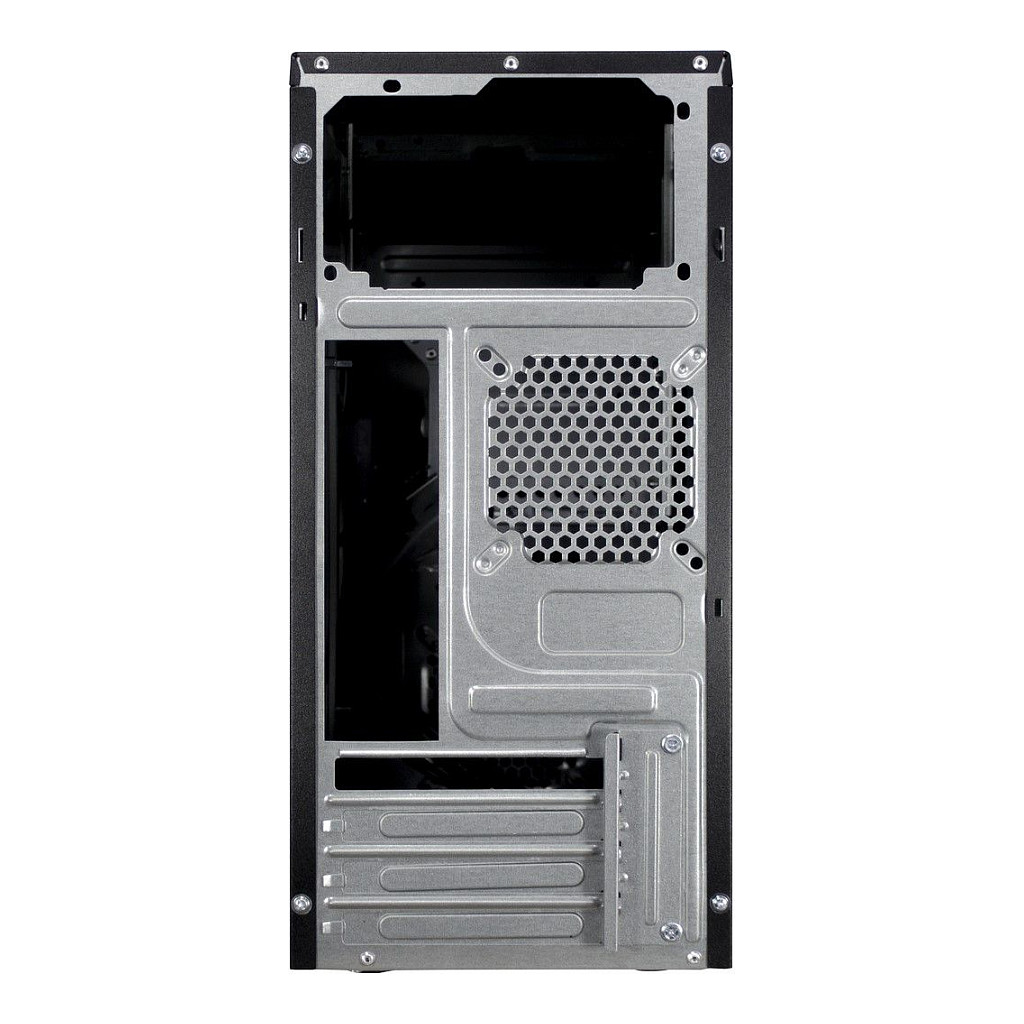 Kasë PC Inter-Tech IT-6865 / Micro Tower / Fan 80/92mm / HDD 2.5"/3.5"/5.25" - Zezë - 3