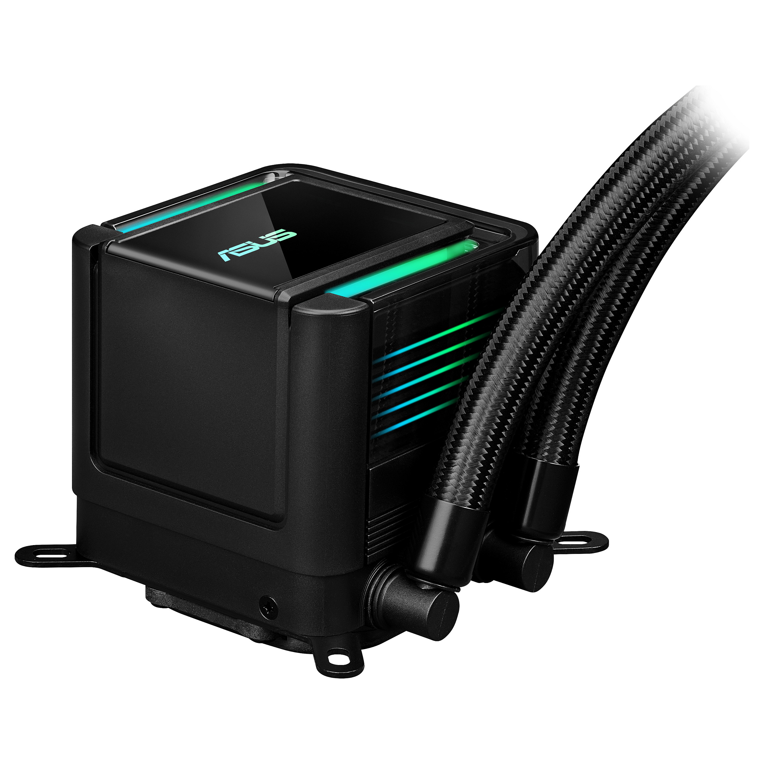 Ftohës për Procesor ASUS LC 360 ARGB / AIO Liquid Cooler / 360mm Radiator / 3×120mm ARGB PWM Fans – Zezë - 7