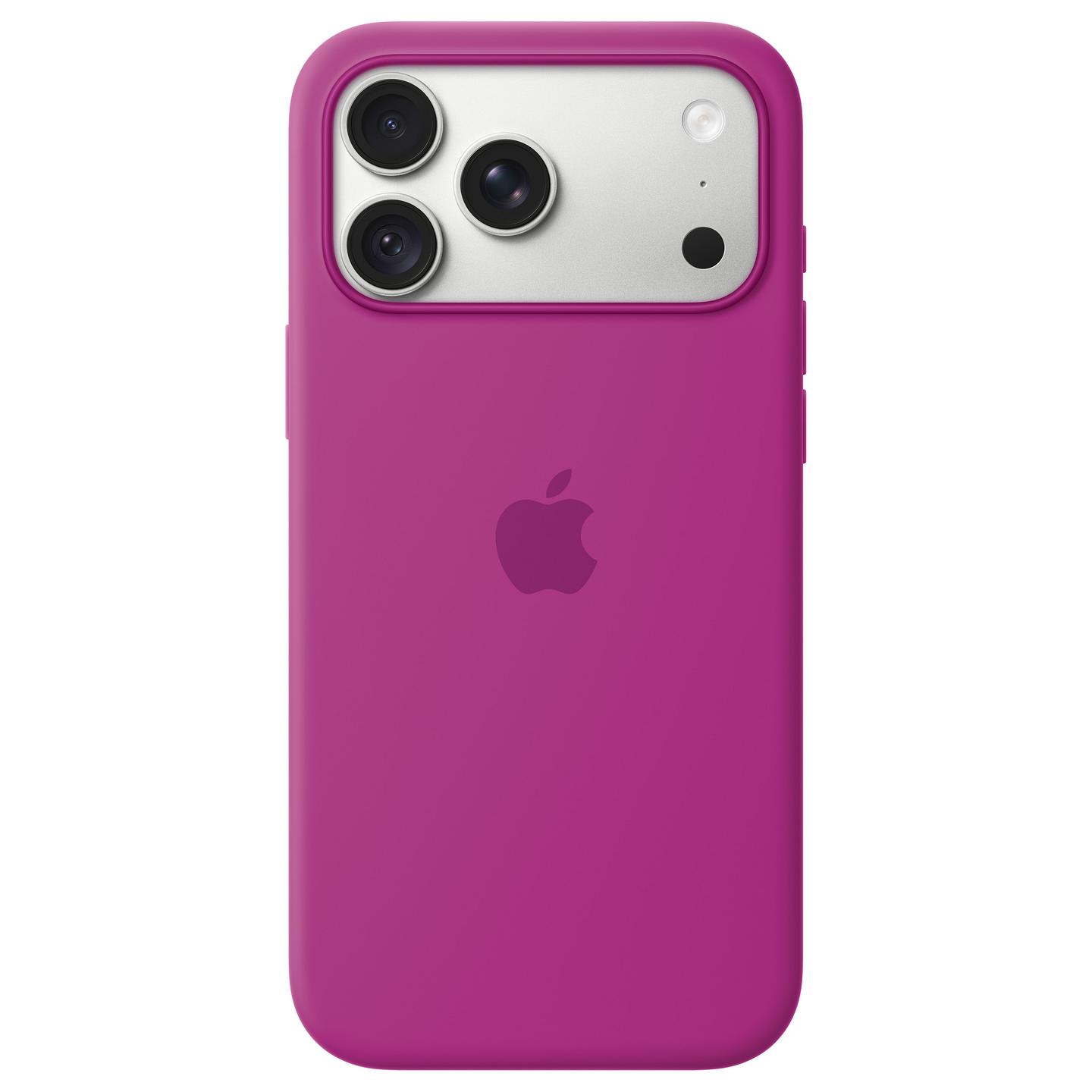 Case për Telefon Apple Silikon, MagSafe, iPhone 18 Pro Max - Magenta - 3