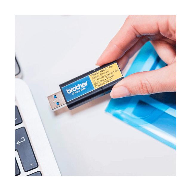 Printer Label Brother VC-500W / Color / USB WiFi / 313dpi / 8mm/sec - Bardhë / Zezë - 16