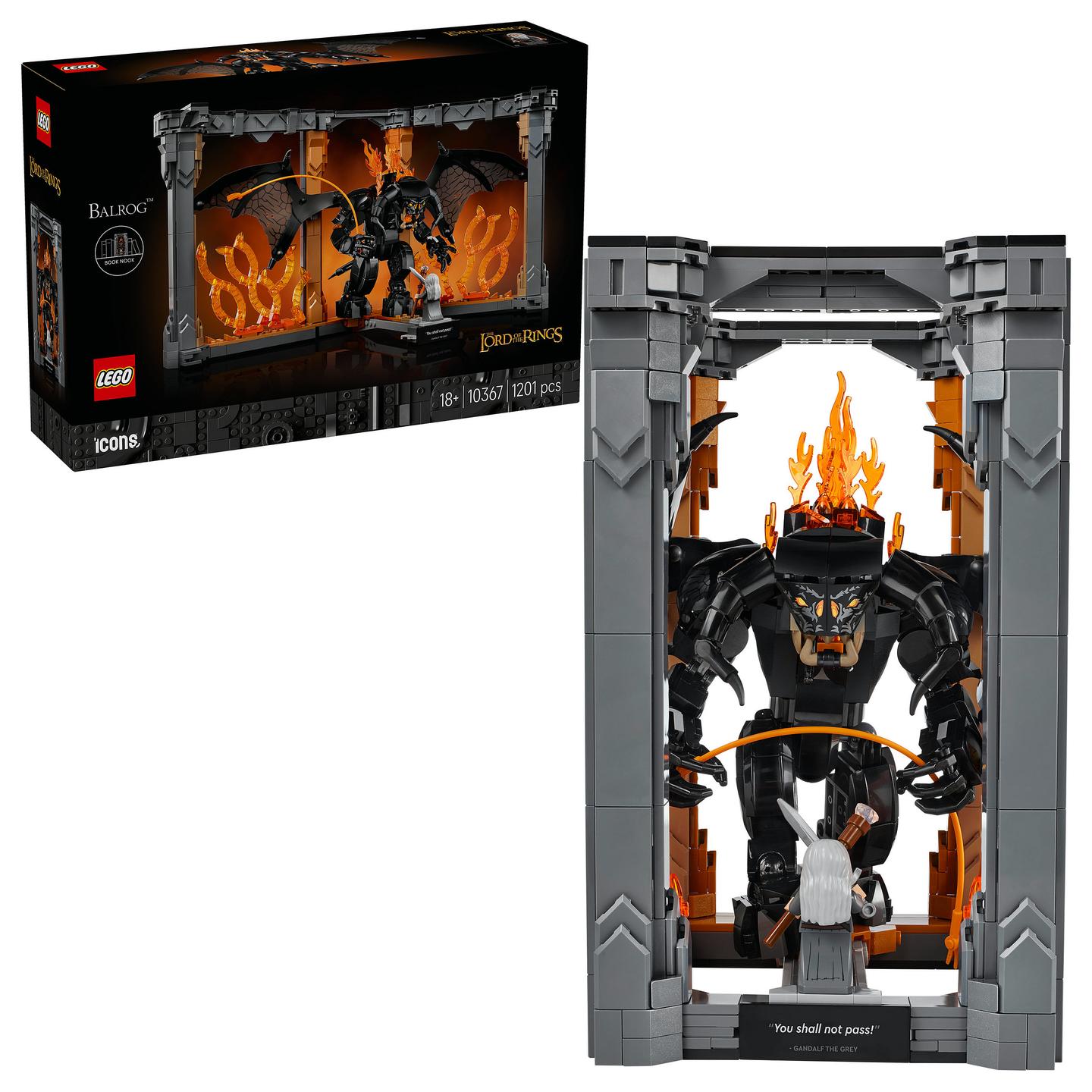 LEGO Icons The Lord of the Rings: Gandalf vs. Balrog 10367 - 11